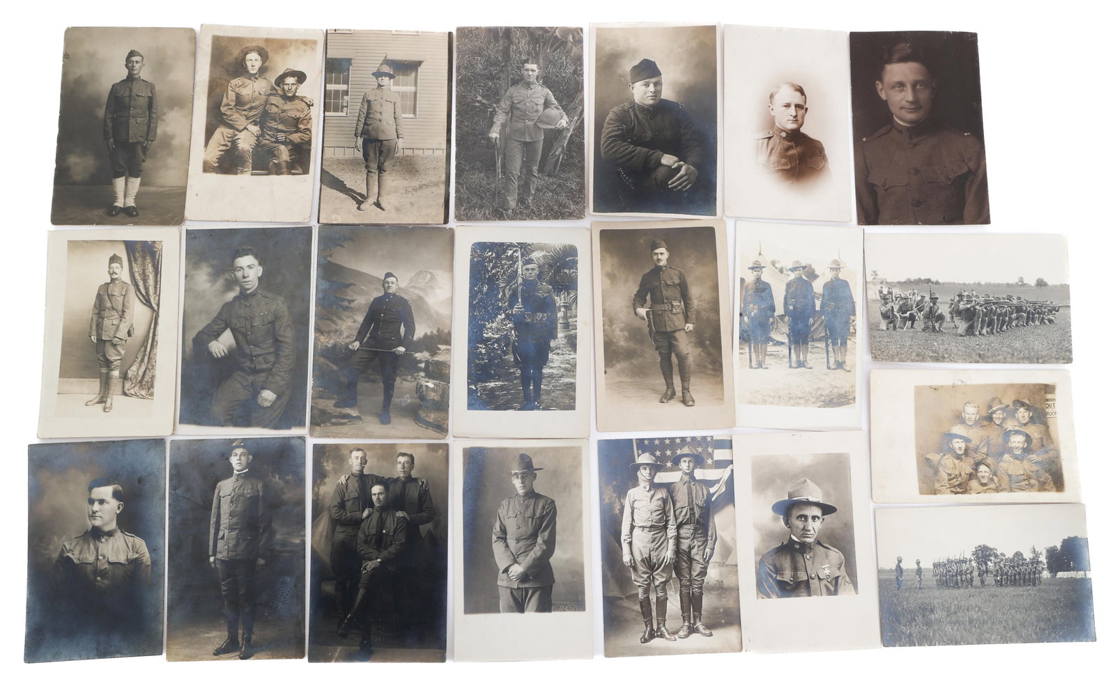 EARLY 20th C. - WWI US ARMY POSTCARDS & PHOTOS (1 of 15)