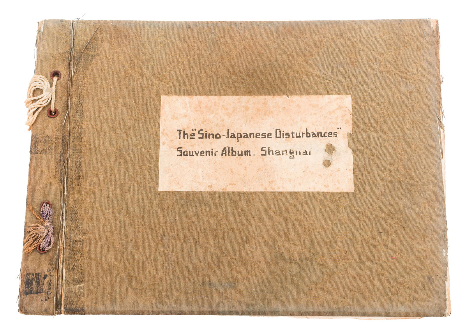 1930s JAPANESE BATTLE OF SHANGHAI SOUVENIR ALBUM (1 of 15)