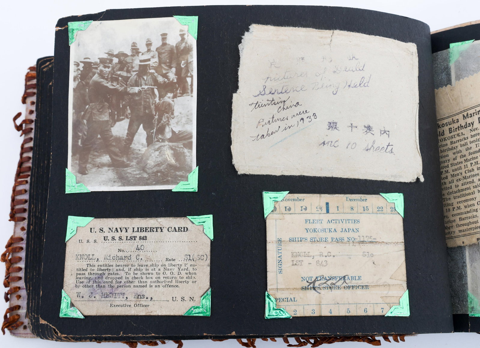 WWII - POSTWAR OCCUPATION EPHEMERA - 16