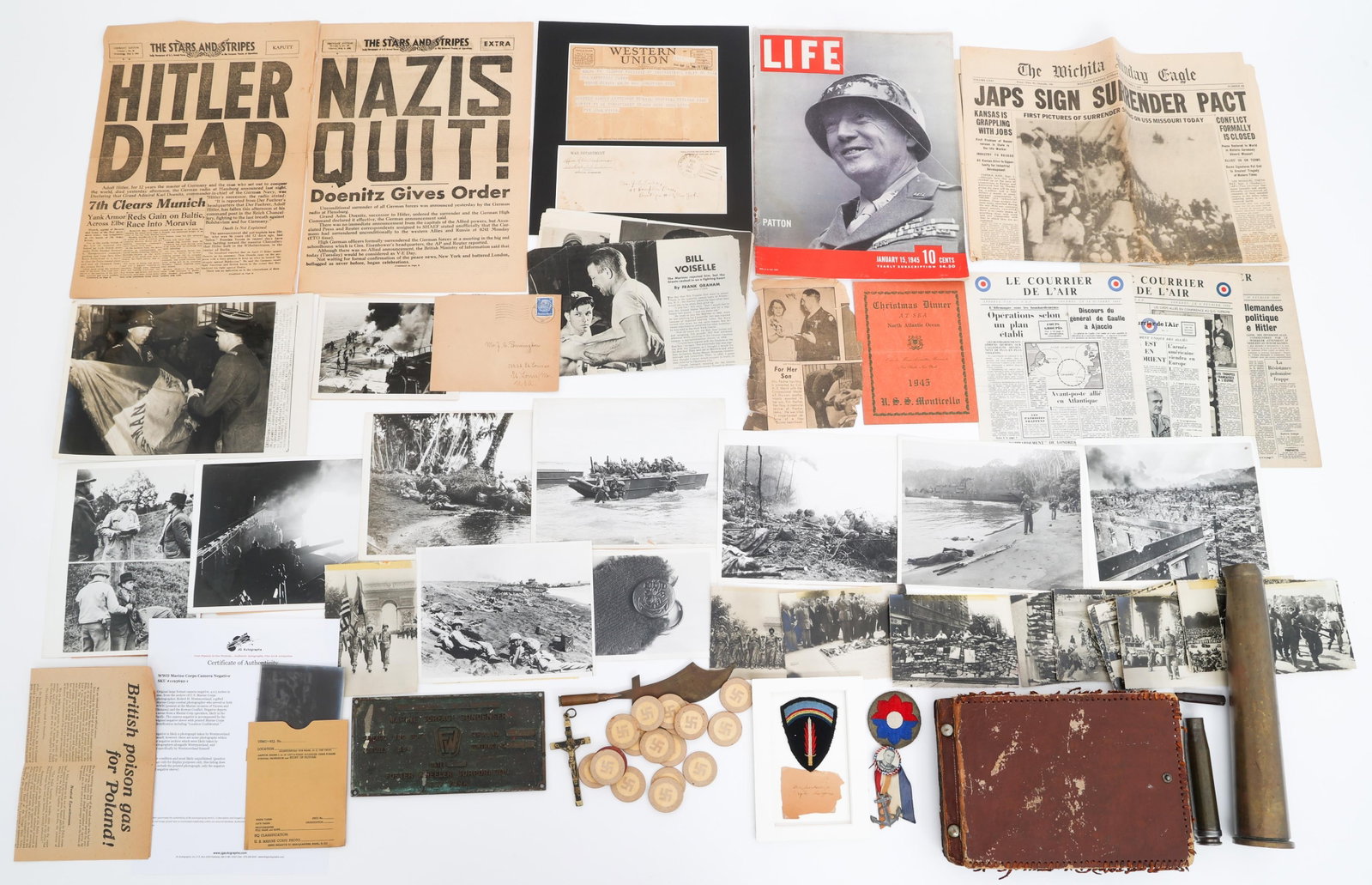 WWII - POSTWAR OCCUPATION EPHEMERA (1 of 20)