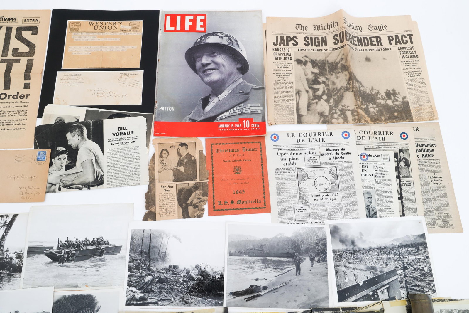 WWII - POSTWAR OCCUPATION EPHEMERA - 3