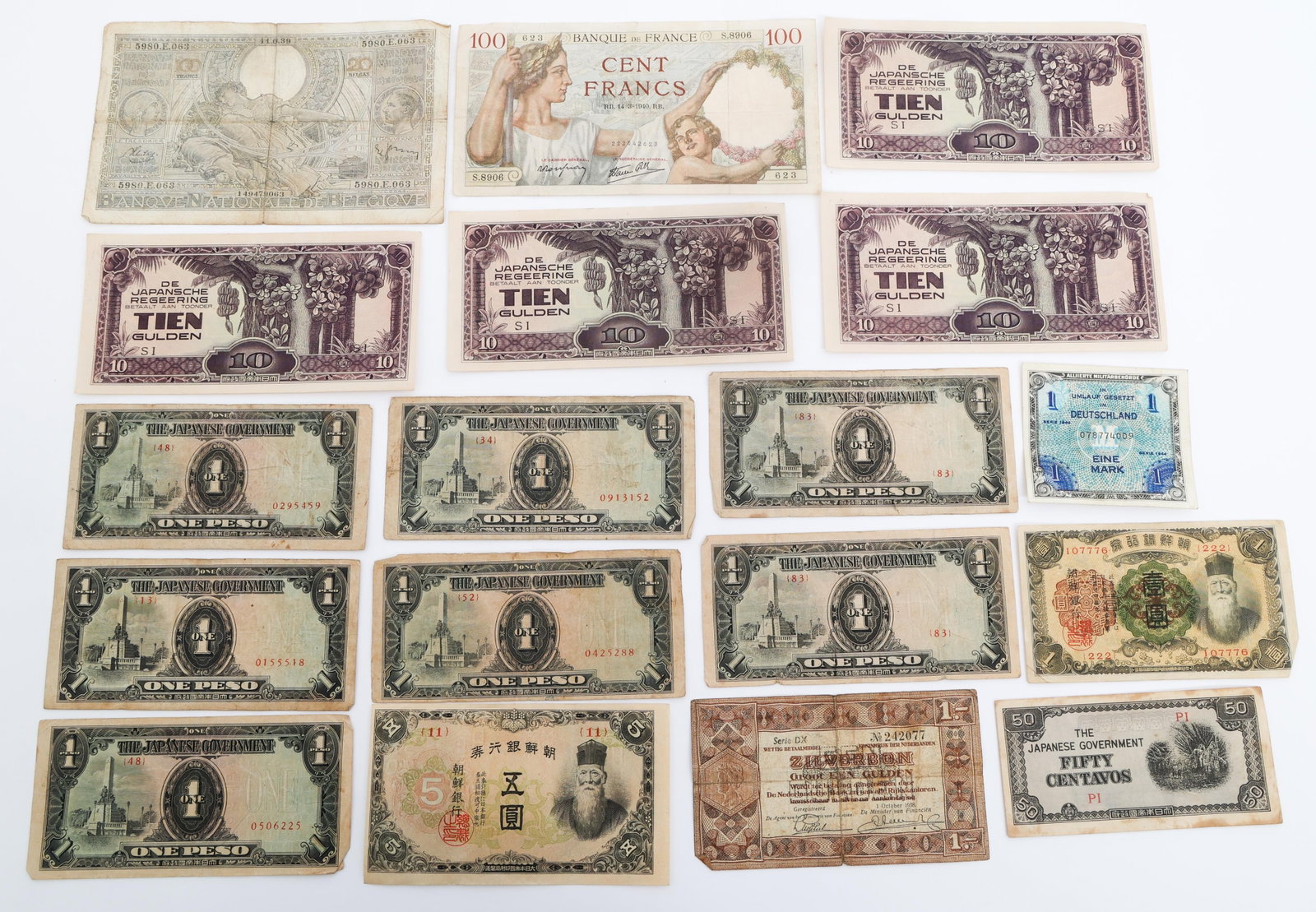 WWII JAPANESE & US OCCUPATION CURRENCY (1 of 16)