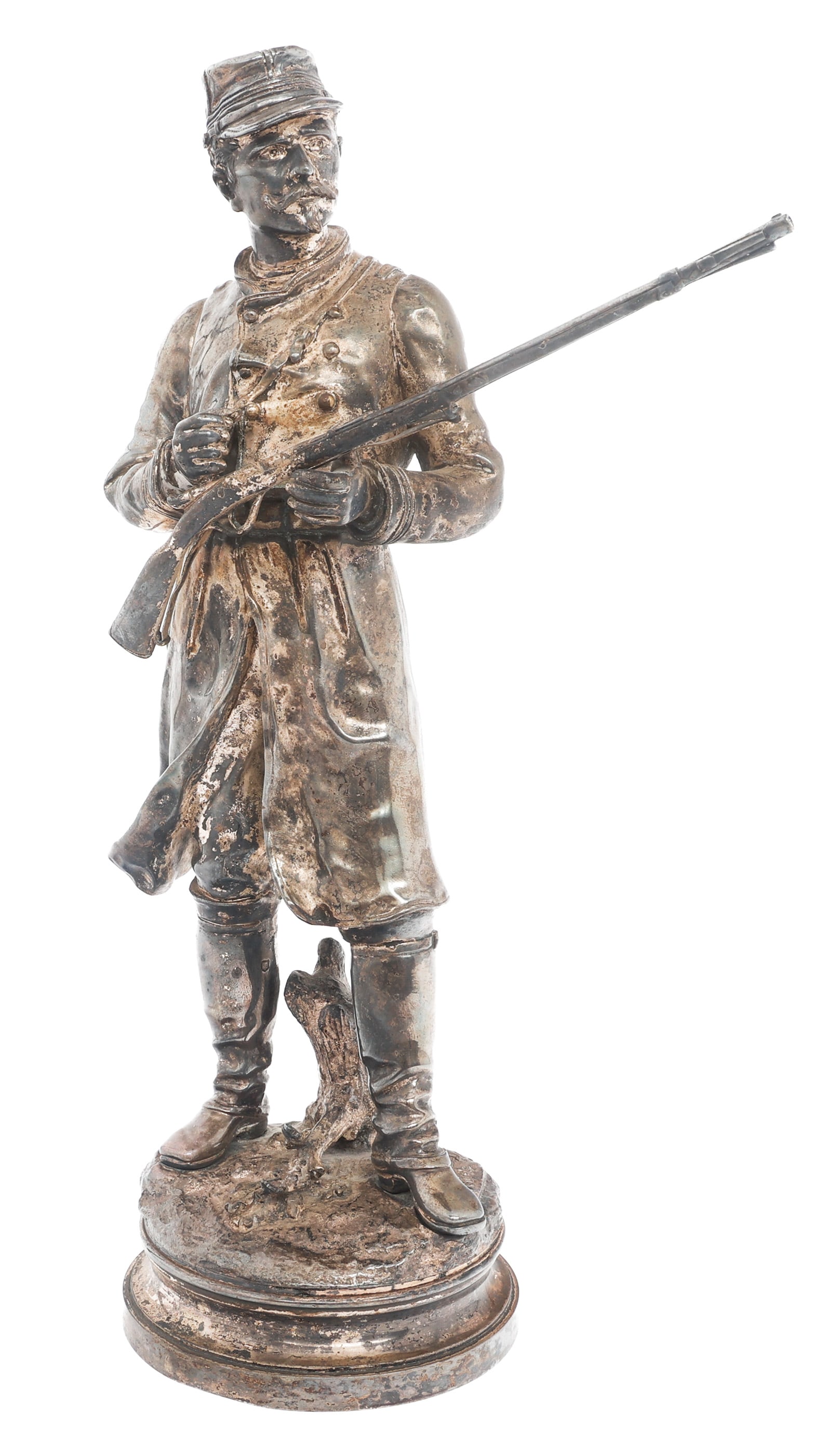 CHARLES ANFRIE "STANDING SOLDIER" BRONZE STATUE (1 of 14)