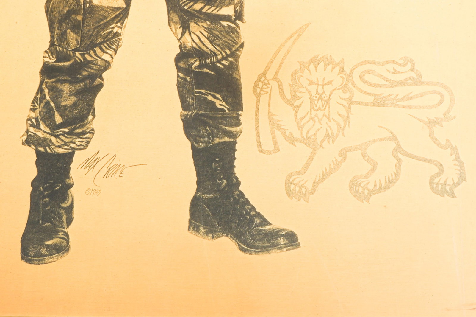 MAX CRACE "RHODESIAN SOLDIER" ART PRINT - 3