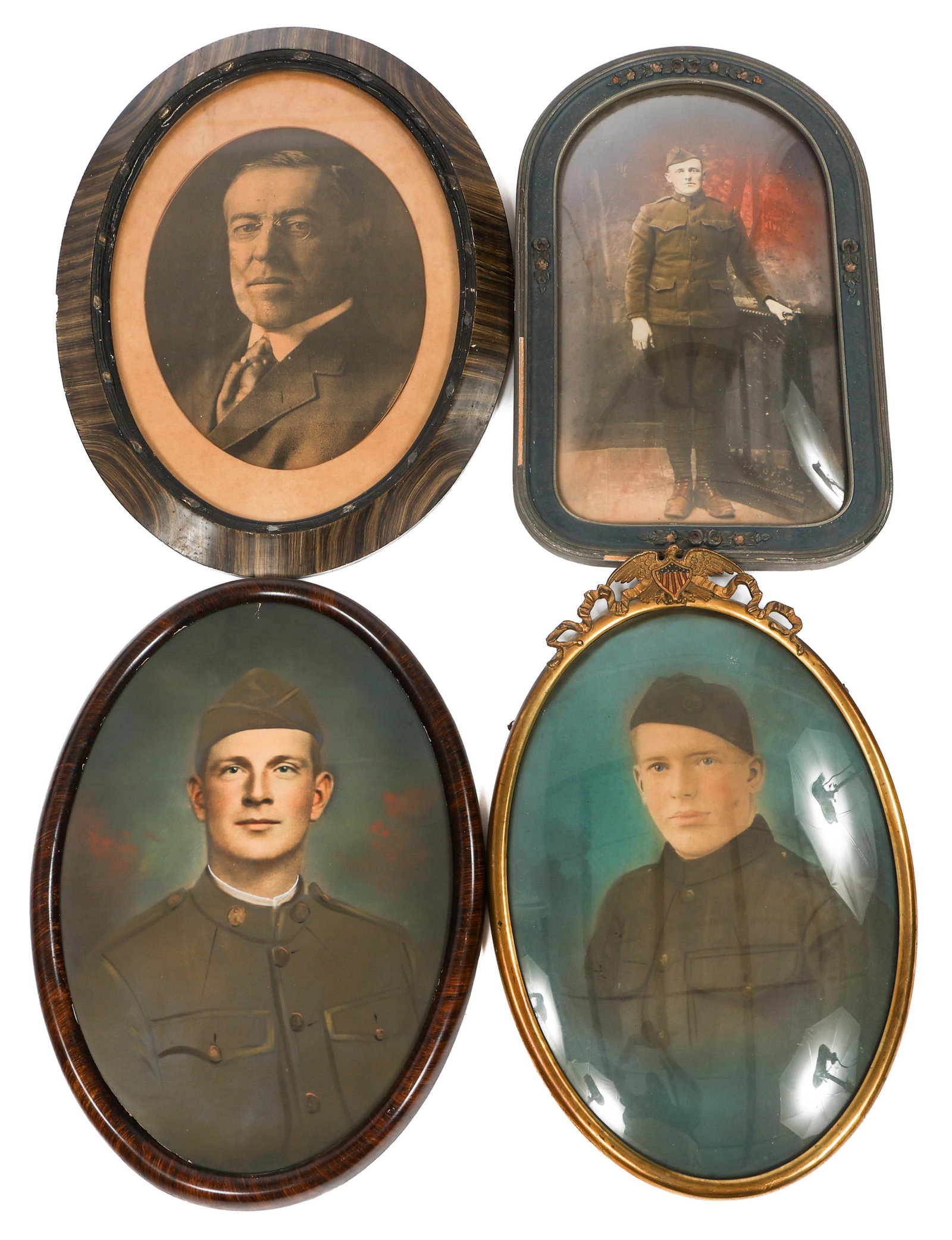 WWI US ARMY W. WILSON & SOLDIER PORTRAITS (1 of 9)