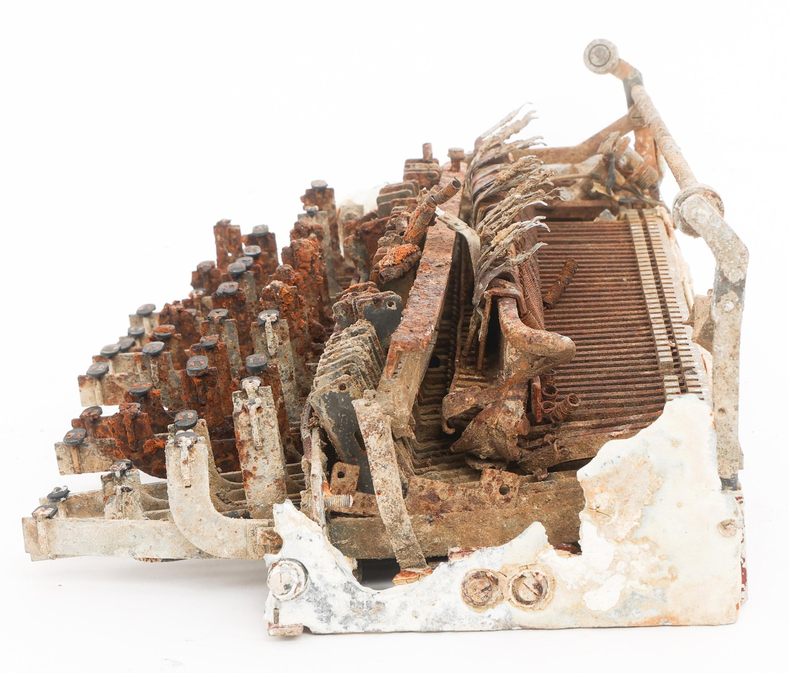 20th C. FIRE DAMAGED CODE MACHINE - 7