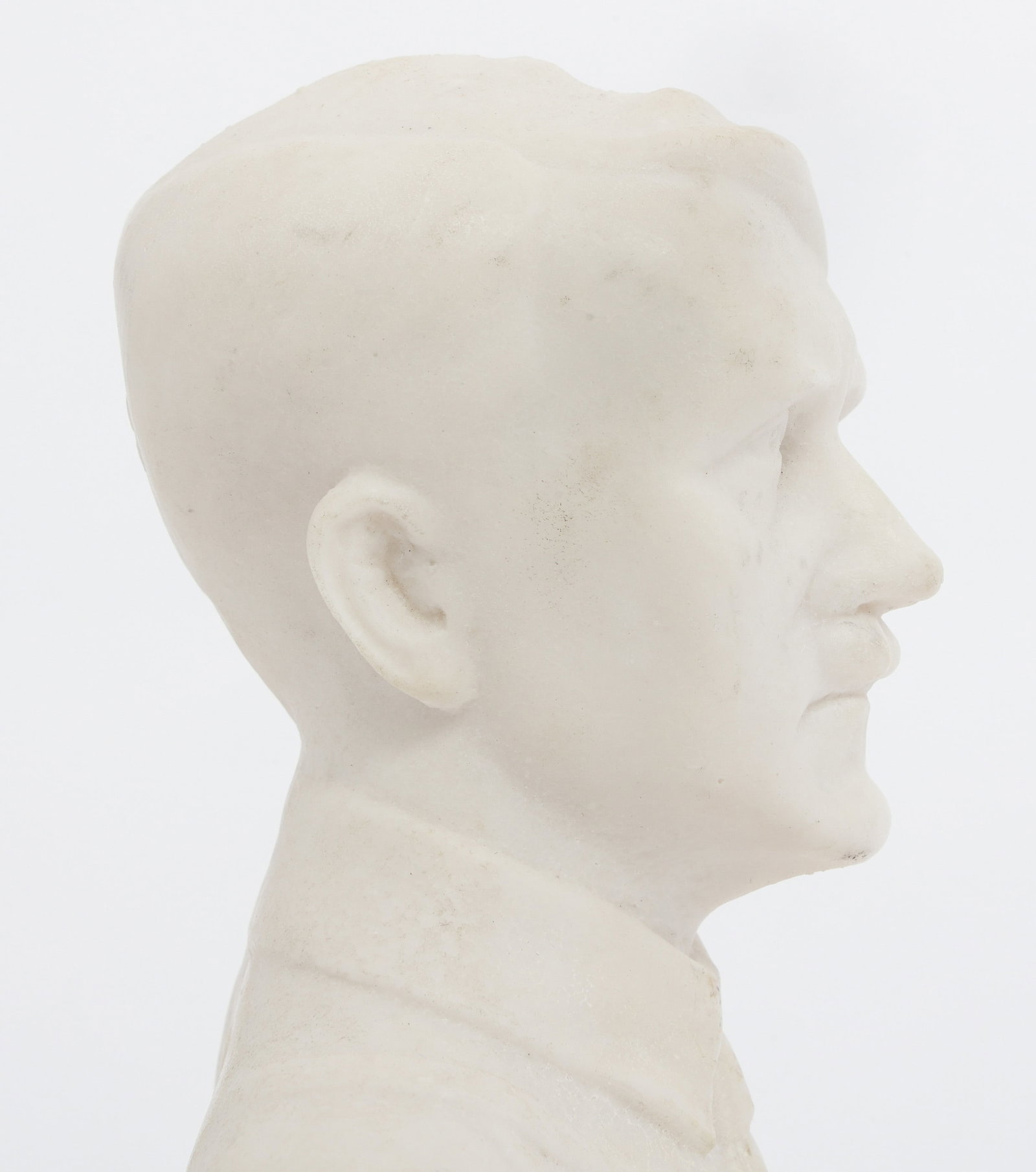 ADOLF HITLER ALABASTER BUST - 4