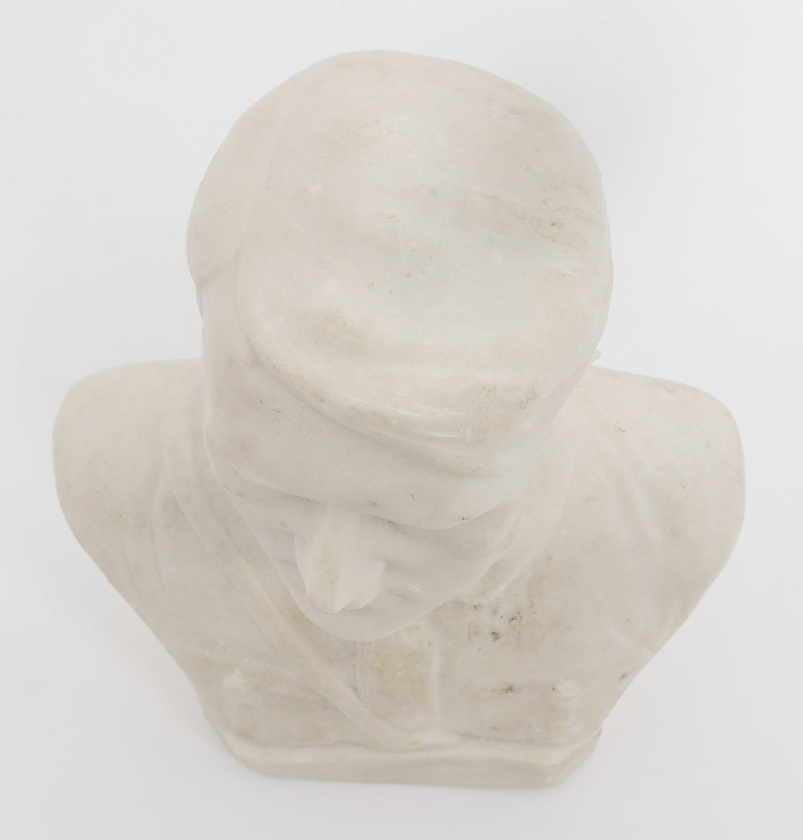 ADOLF HITLER ALABASTER BUST - 8