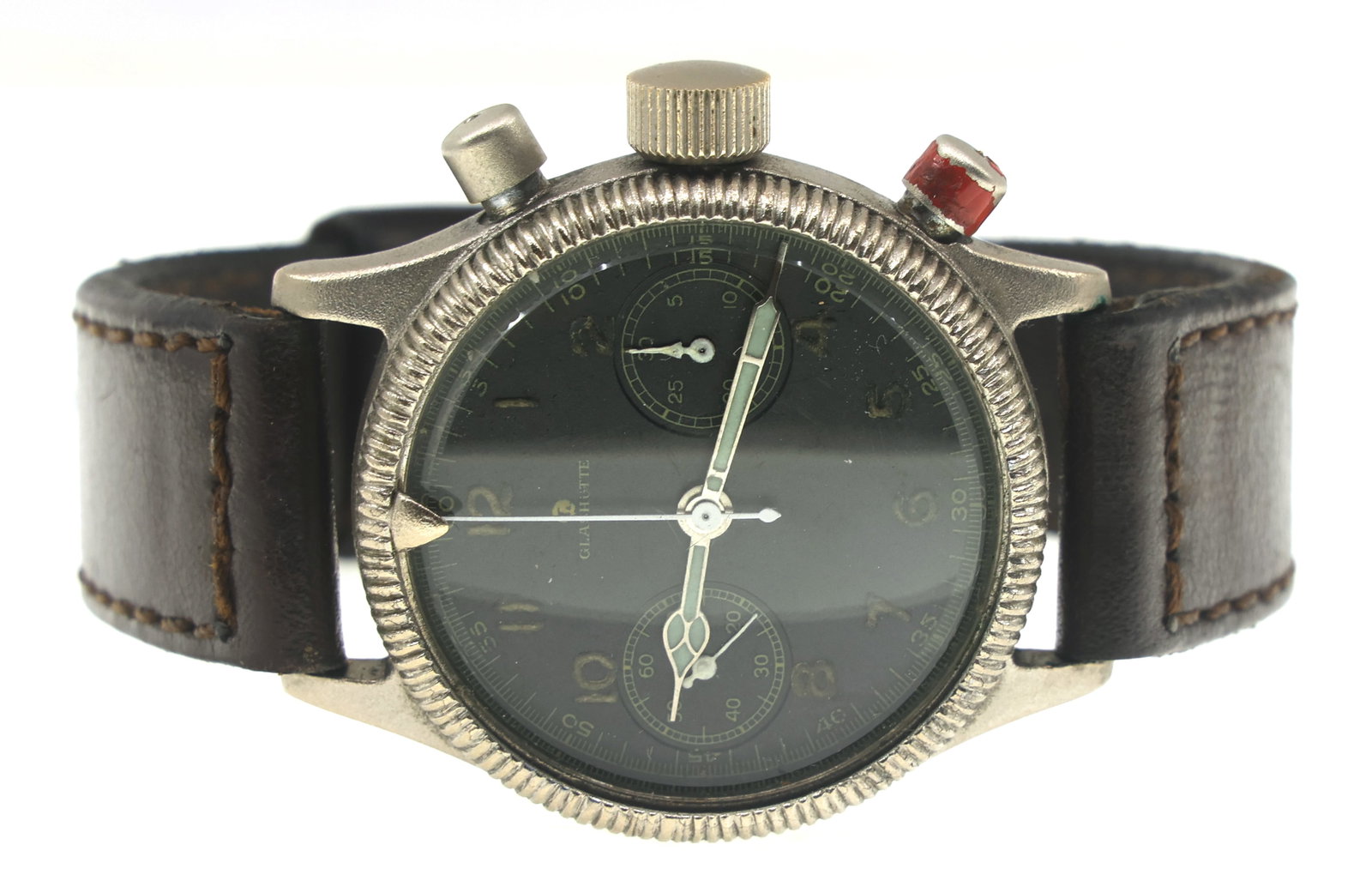 WWII GERMAN LUFTWAFFE GLASHUTTE TUTIMA WATCH (1 of 5)