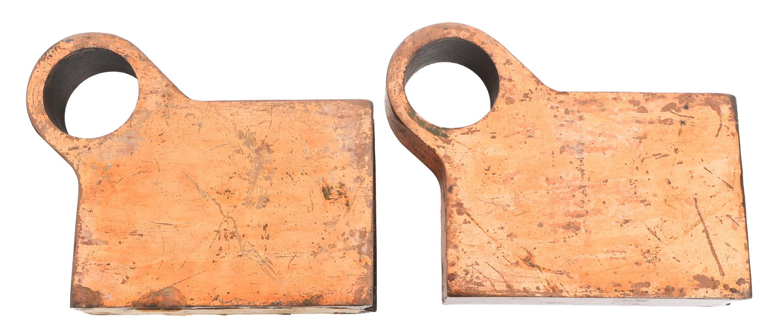 PEARL HARBOR SALVAGED USS ARIZONA METAL BOOKENDS (1 of 8)