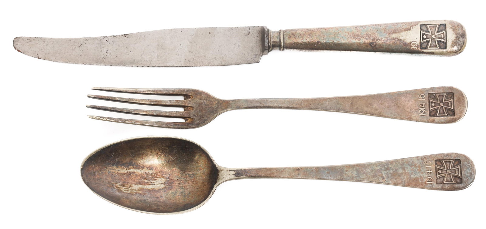 IMPERIAL GERMAN BRUCKMANN & SOHNE FLATWARE (1 of 14)