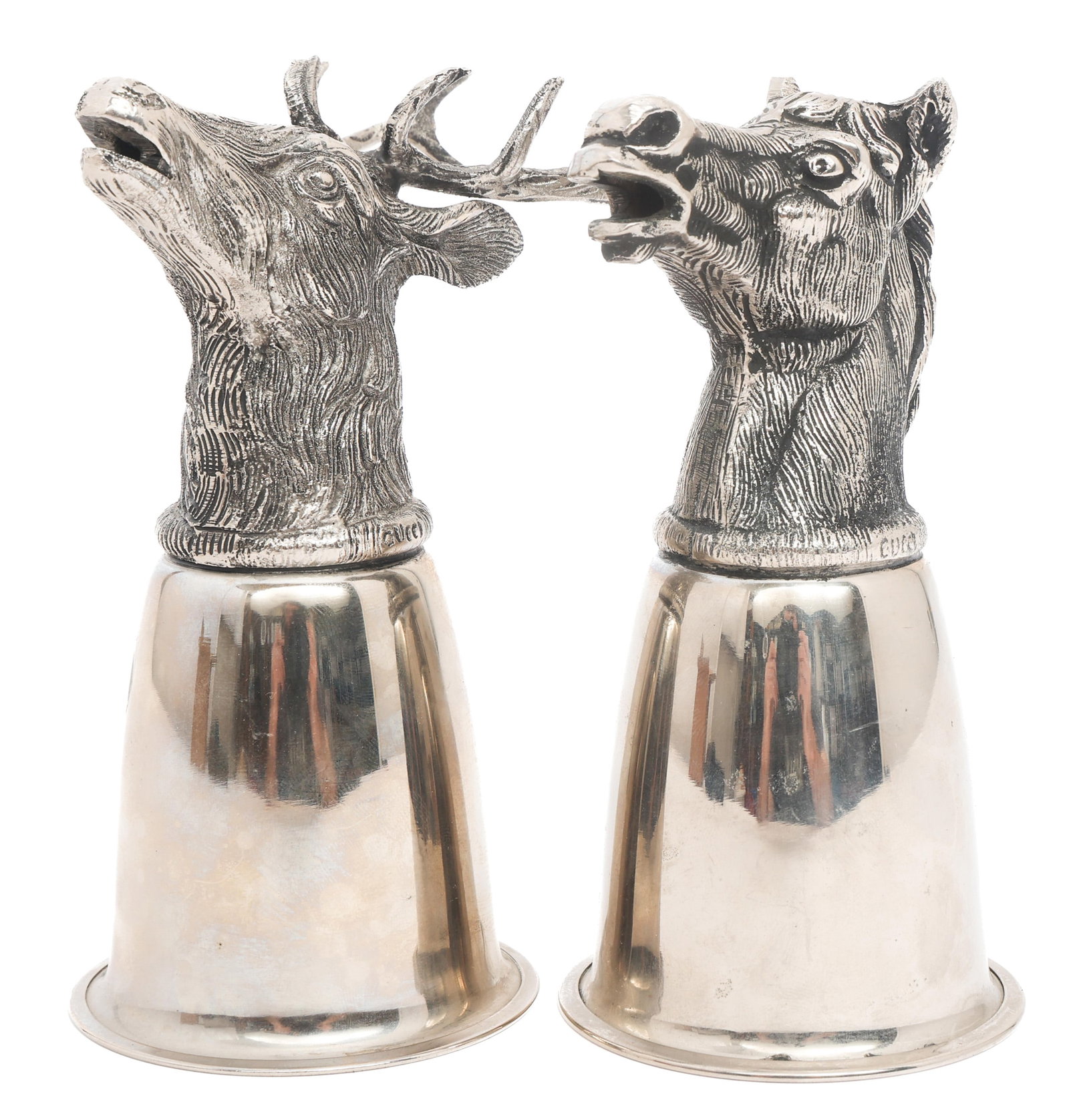 1970s STAG & HORSE STIRRUP CUPS by GUCCI (1 of 13)