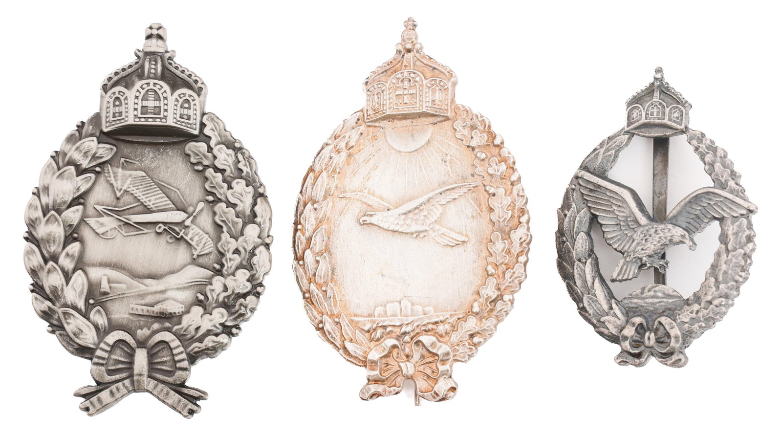 POST WAR RESTRIKE IMPERIAL GERMAN PILOT BADGES