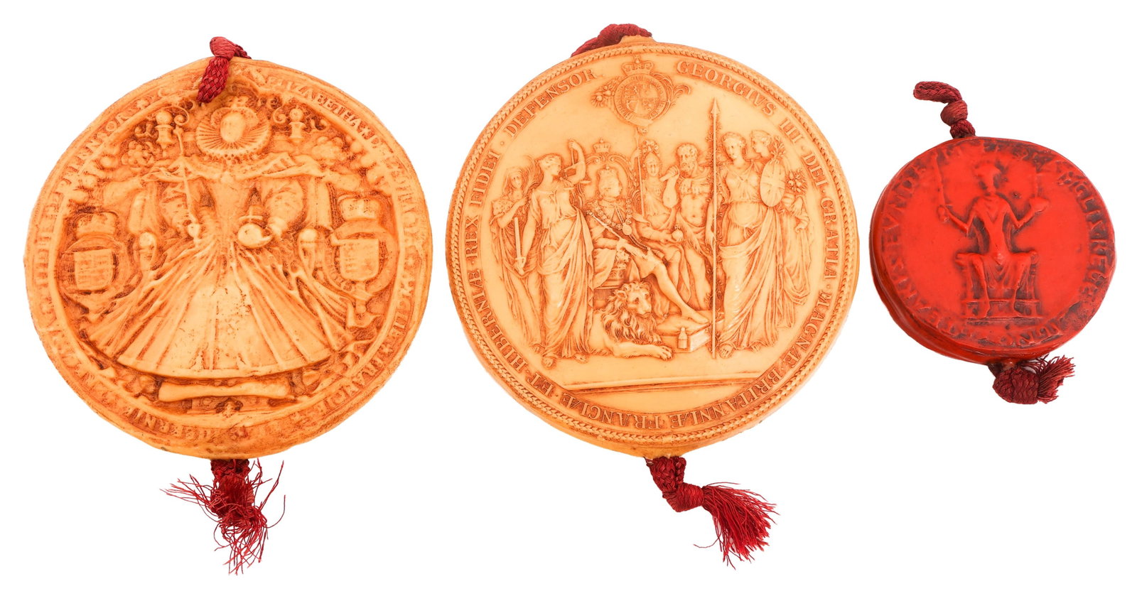 REPRODUCTION BRITISH GREAT SEALS (1 of 7)