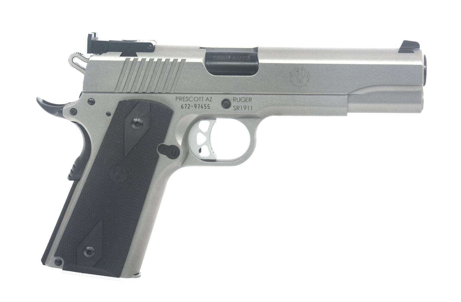 RUGER MODEL SR1911 10mm CALIBER SEMI AUTO PISTOL (1 of 15)