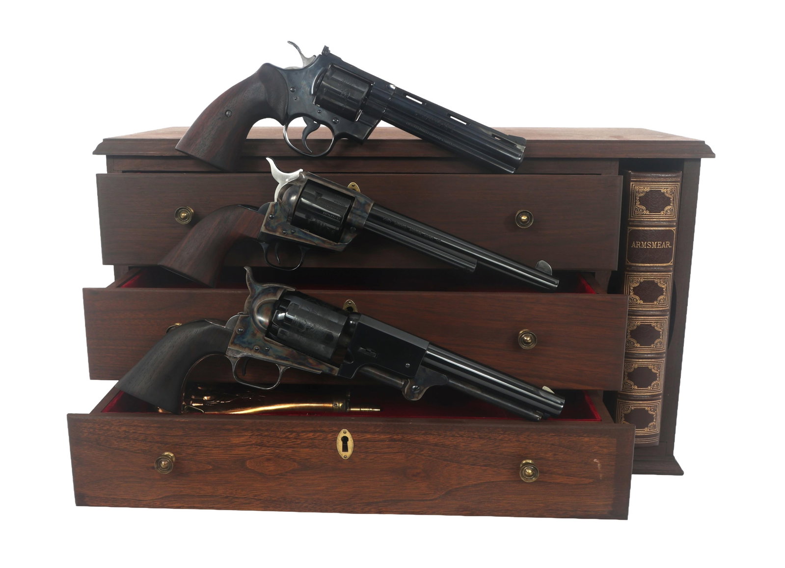 COLT BICENTENNIAL COMMEMORATIVE THREE REVOLVER SET (1 of 20)