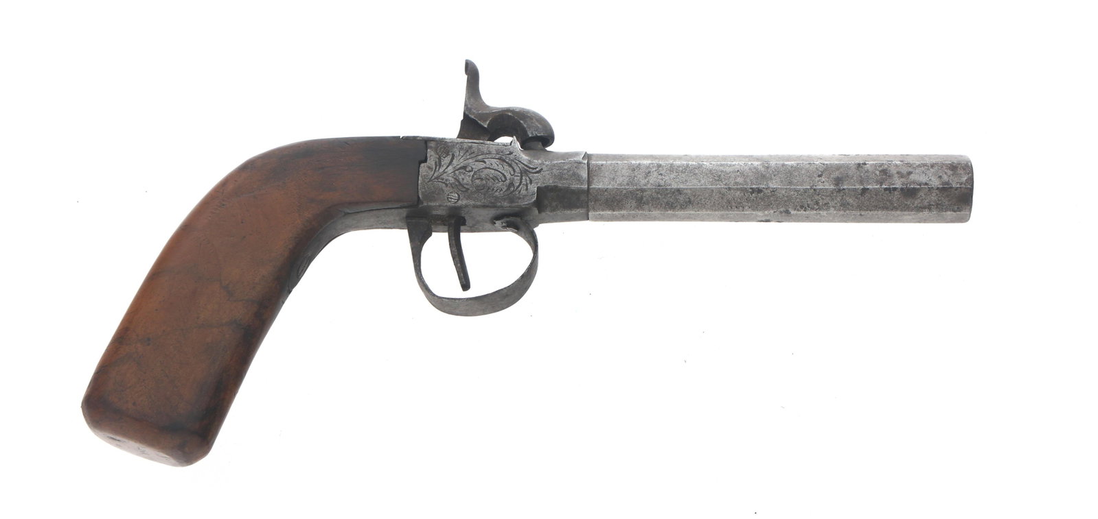 BELGIAN .40 CALIBER PERCUSSION BOOT PISTOL (1 of 12)