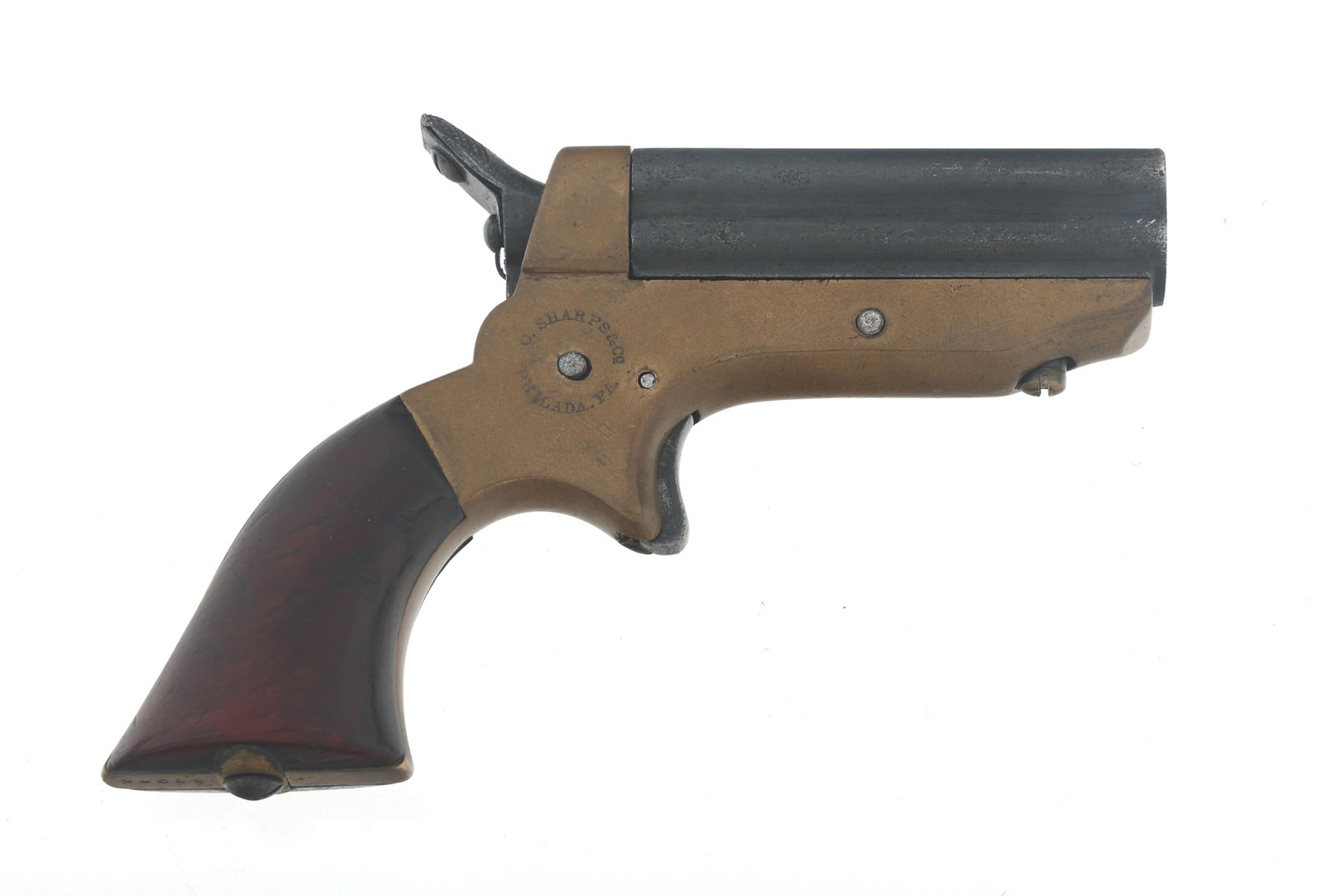 SHARPS FIRST MODEL .22 CALIBER 4 SHOT DERRINGER (1 of 10)