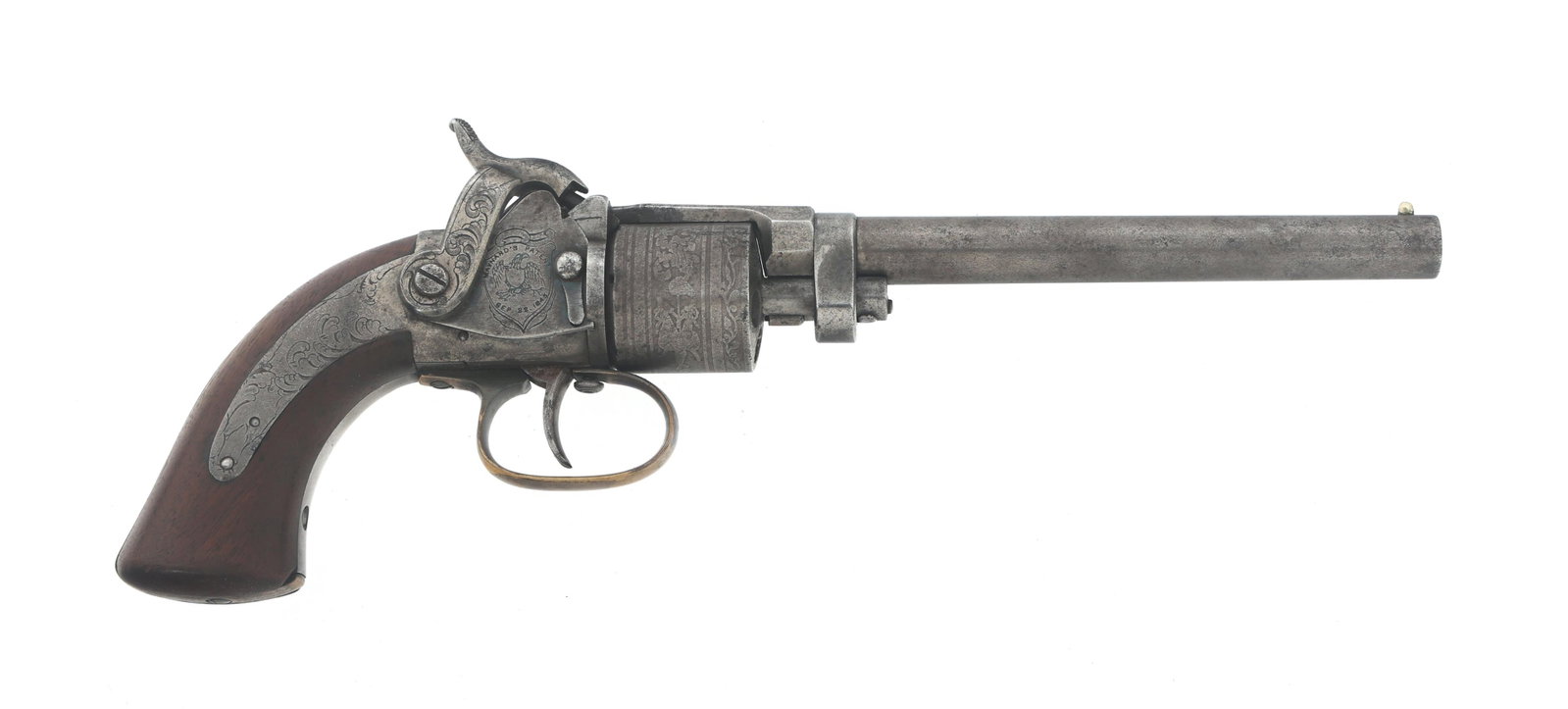 MASS ARMS CO. MAYNARD PRIMED .31 CAL BELT REVOLVER (1 of 12)