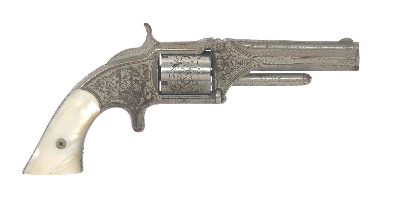 SMITH & WESSON MODEL No 1 & 1/2 .32 CAL REVOLVER (1 of 12)