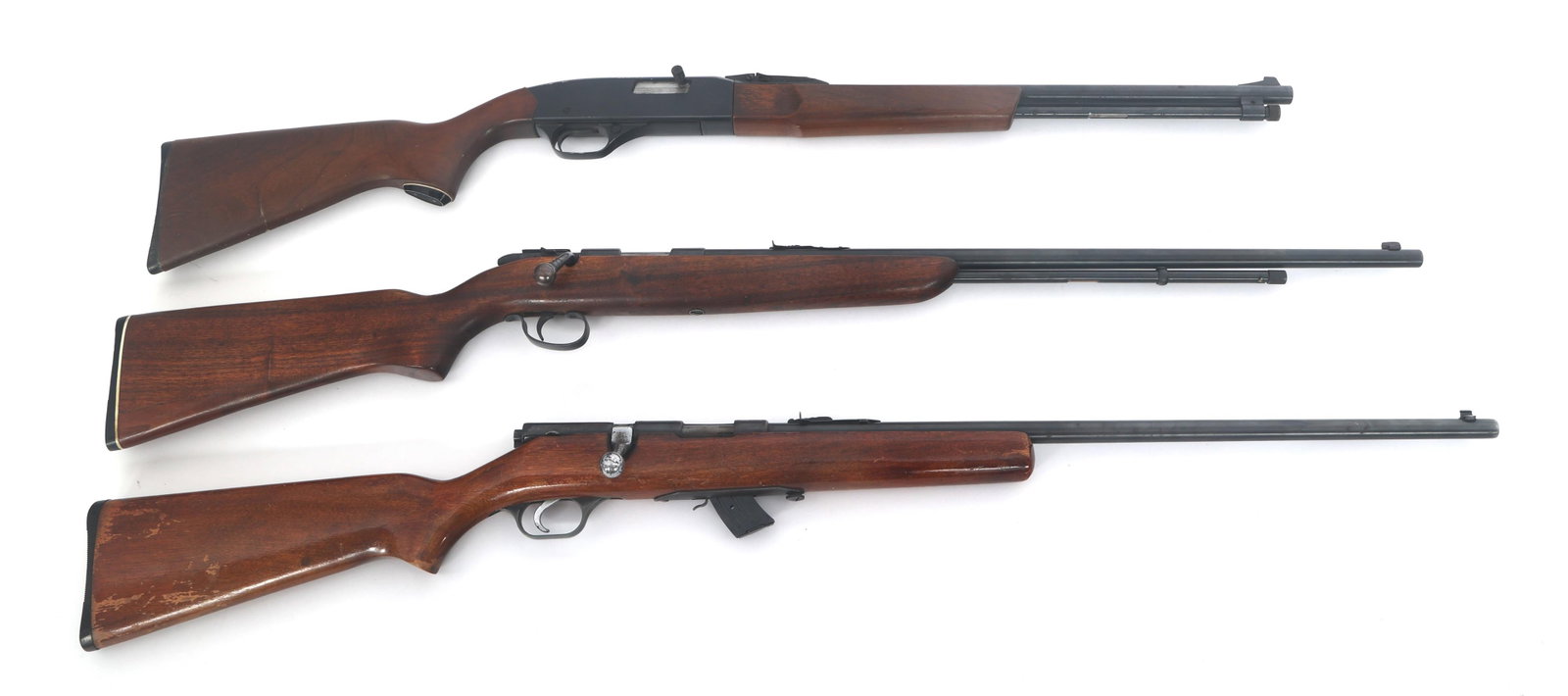 WINCHESTER, REMINGTON, & STEVENS .22 CAL RIFLES (1 of 8)