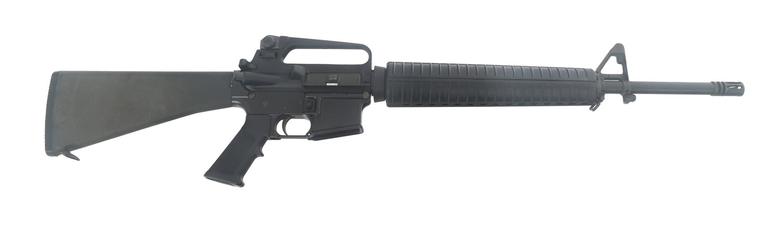 CENTURY ARMS MODEL C15 SPORTER .223 CALIBER RIFLE: CENTURY ARMS MODEL C15 SPORTER .223 CALIBER RIFLE Century Arms Model C15 Sporter .223 caliber semi automatic rifle. Matte black finish. A2 front sight with bayonet lug. Carry handle with adjustable re
