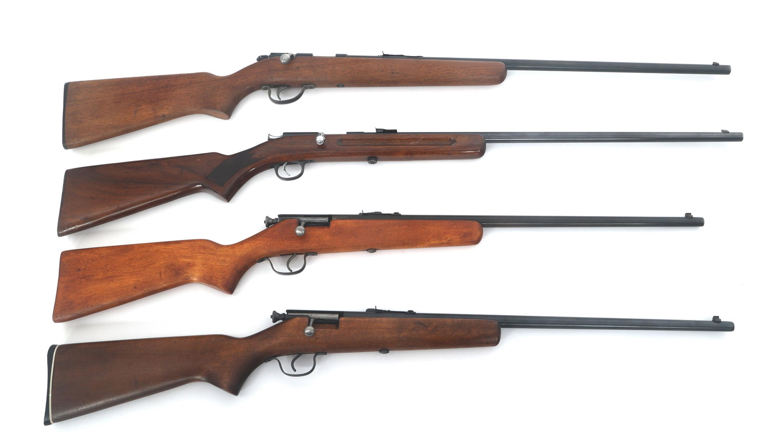 REMINGTON, IVER JOHNSON, & STEVENS .22 CAL RIFLES (1 of 8)