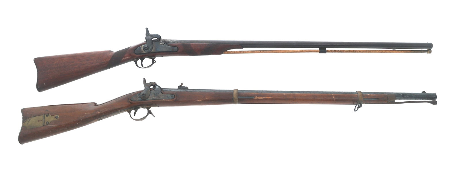 58 CALIBER PERCUSSION RIFLE & 16 GA FOWLER (1 of 8)