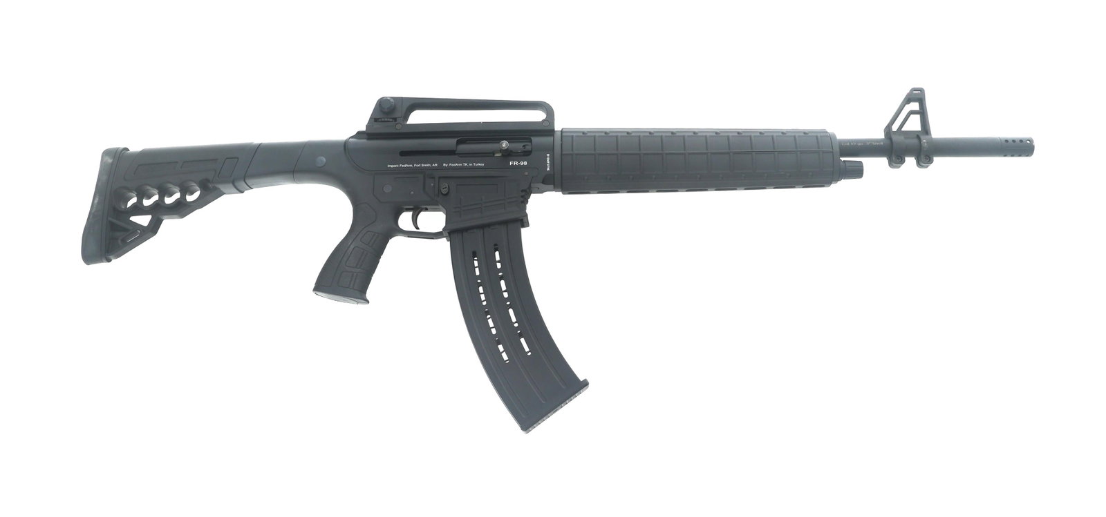 BERIKA ARMS MODEL FR-98 12 GA SEMI AUTO SHOTGUN: BERIKA ARMS MODEL FR-98 12 GA SEMI AUTO SHOTGUN Berika Arms Model FR-98 12 gauge semi automatic shotgun. Removable choke. Red fiber optic front sight. Adjustable rear sight. Removable carry handle. Tw