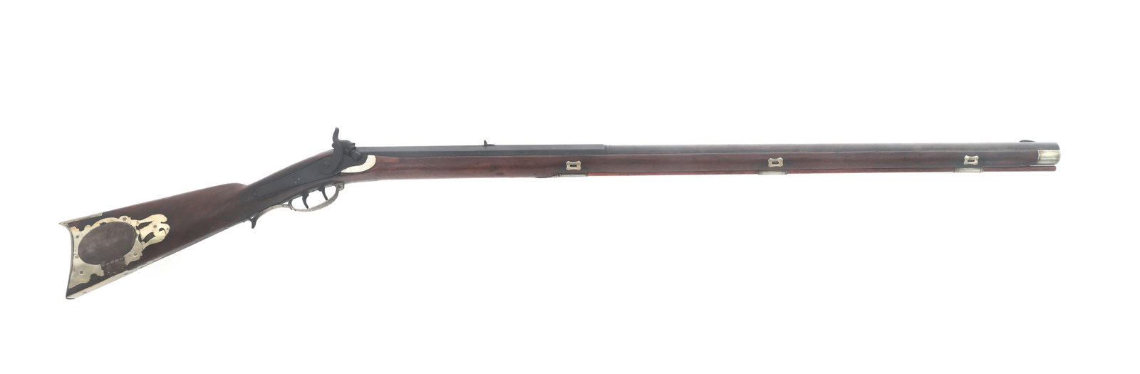 A. PRATT BACK LOCK .48 CALIBER PERCUSSION RIFLE (1 of 11)