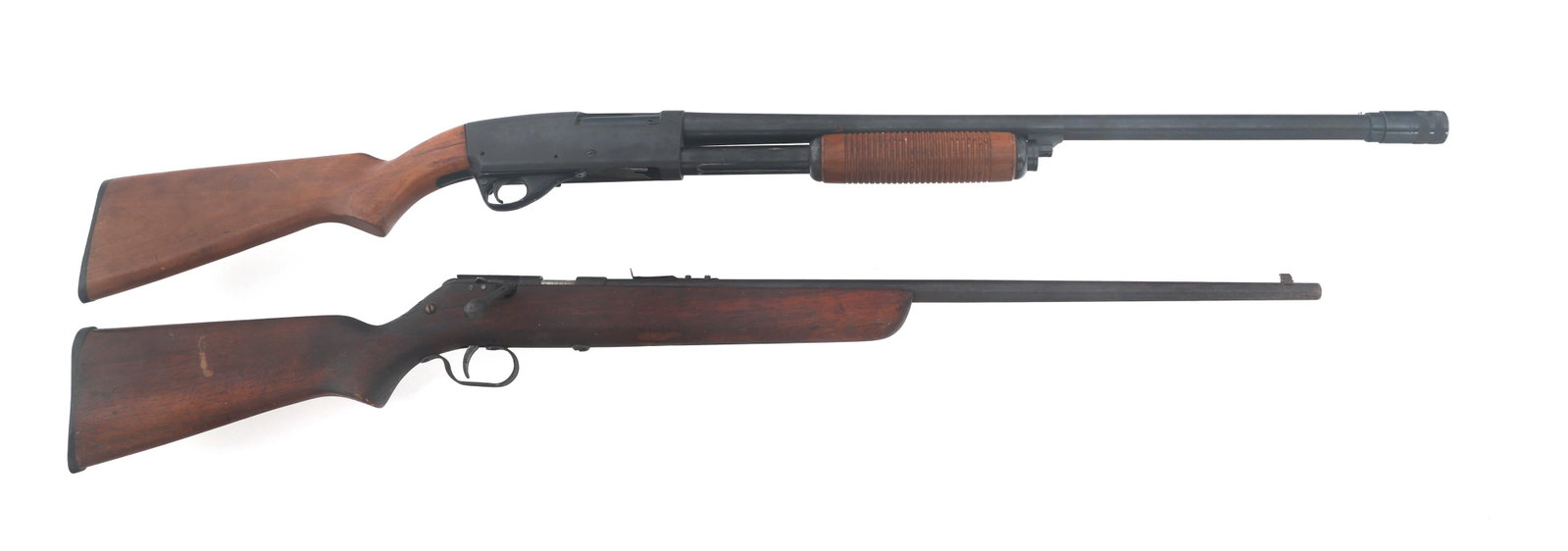H&R MODEL 765 22 RIFLE & STEVENS 67F 12 GA SHOTGUN (1 of 8)