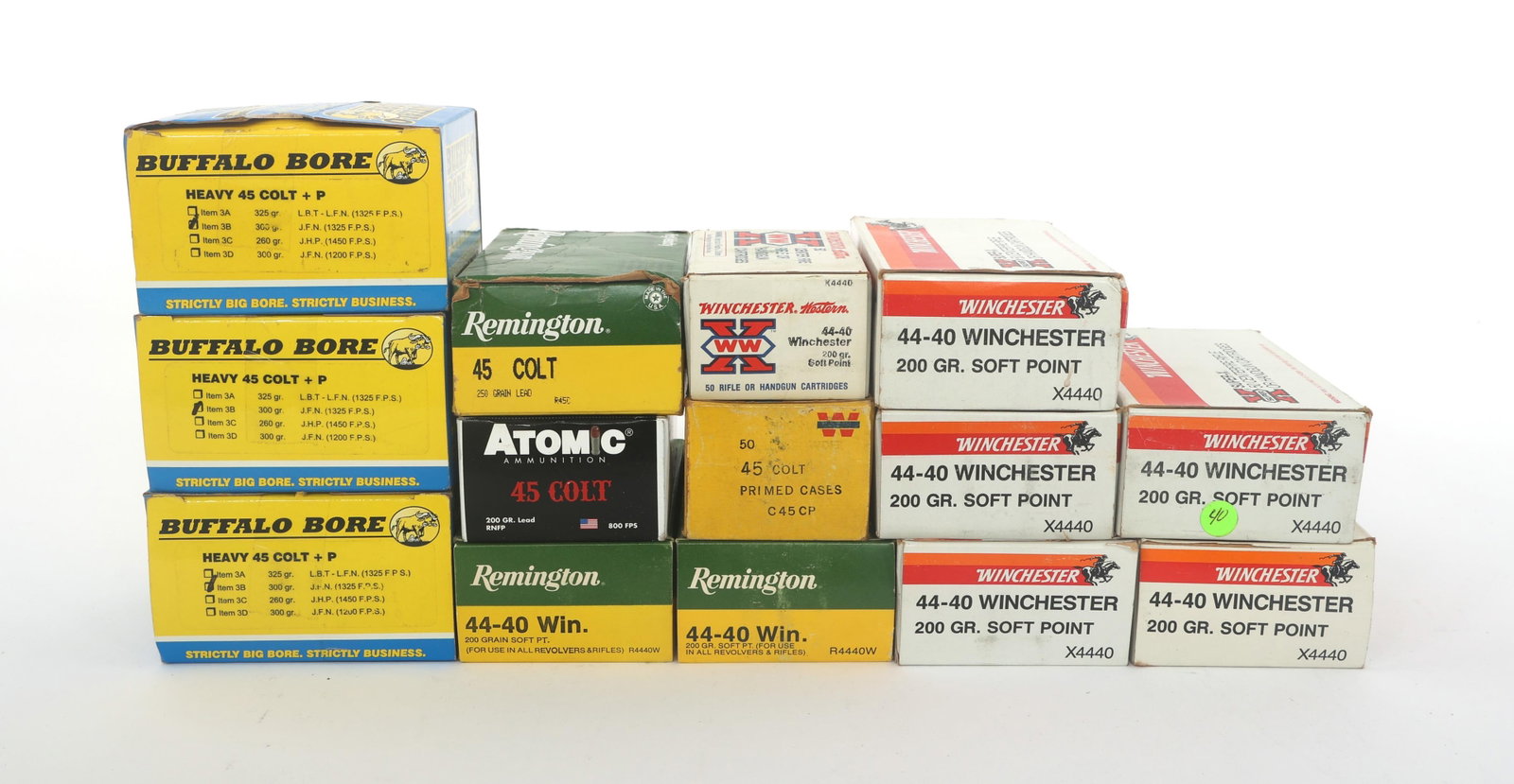 45 COLT & 44-40 CAL AMMUNITION - 30 POUNDS TGW (1 of 3)