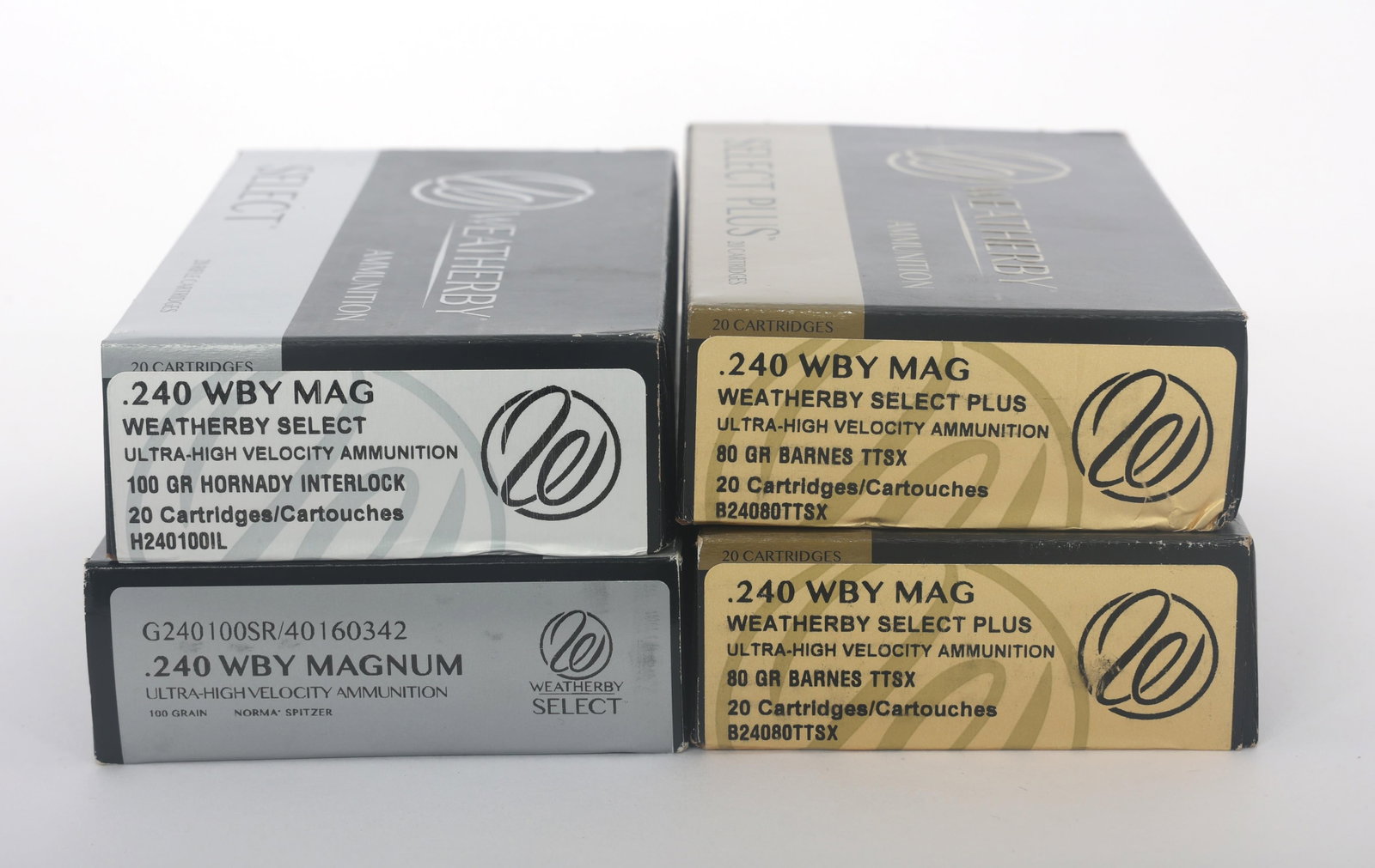 WEATHERBY .240 WEATHERBY MAG RIFLE AMMUNITION (1 of 3)