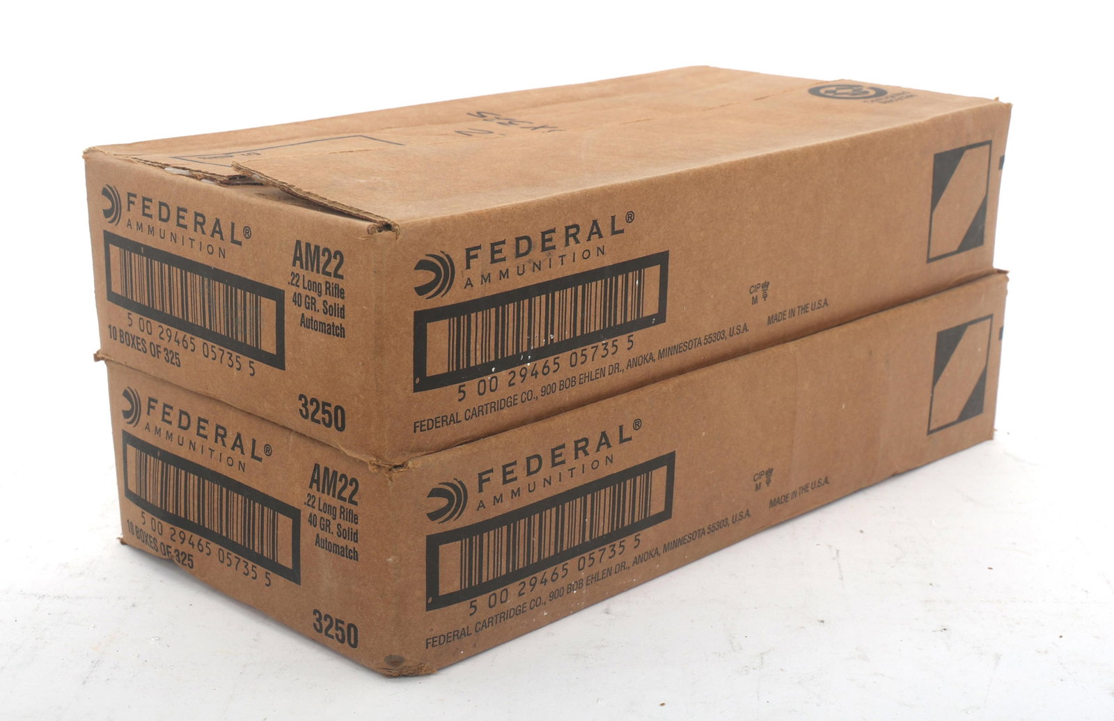 FEDERAL .22 LR CALIBER AMMUNITION - 48 POUNDS TGW: FEDERAL .22 LR CALIBER AMMUNITION - 48 POUNDS TGW Federal .22 LR caliber rifle ammunition - 48 pounds total gross weight. Total gross weight includes all packaging. Packages may be open and partial. C