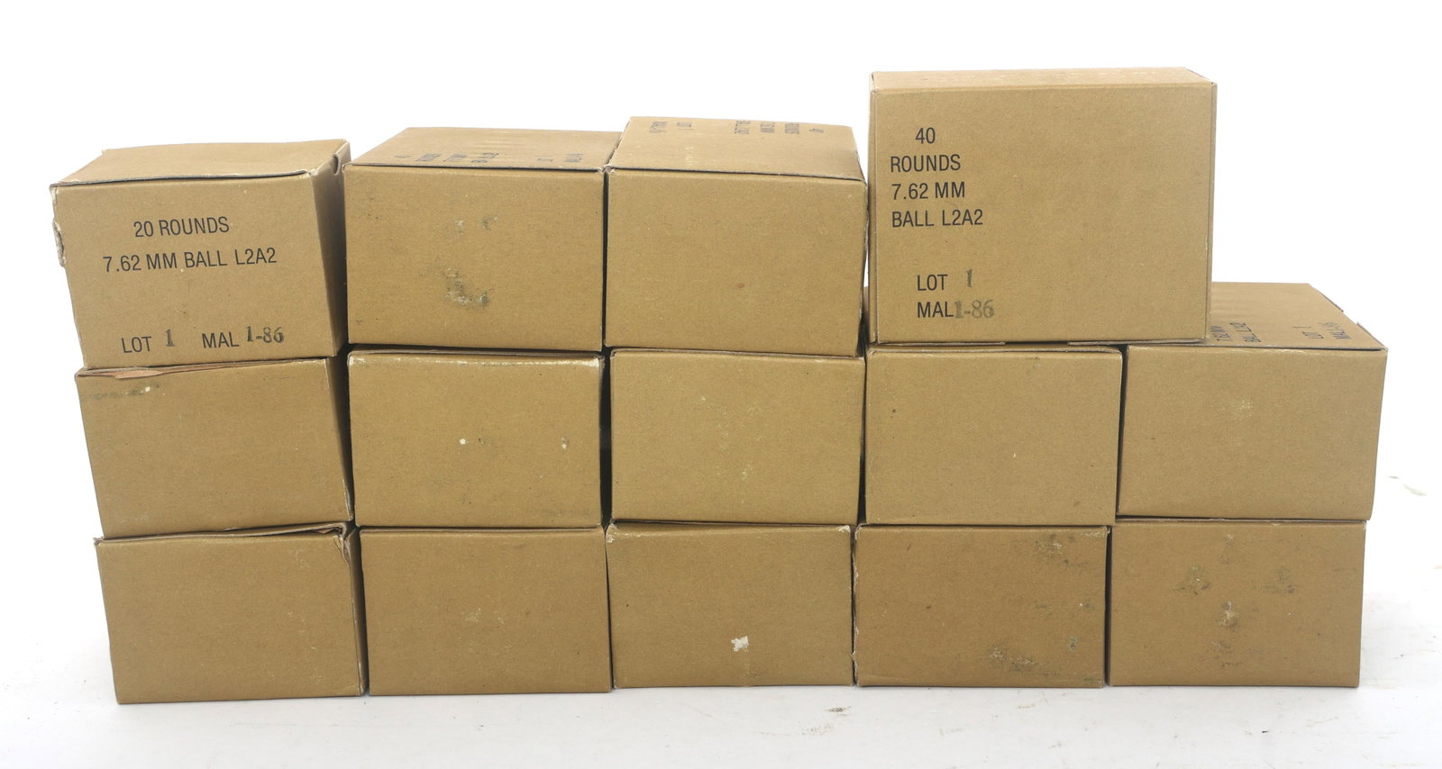 7.62x51mm CALIBER RIFLE AMMUNITION - 500 ROUNDS: 7.62x51mm CALIBER RIFLE AMMUNITION - 500 ROUNDS 500 Rounds of 7.62x51mm caliber rifle ammunition in ammunition can. Caliber / Gauge: 7.62x51mm Weight: 35 Pounds