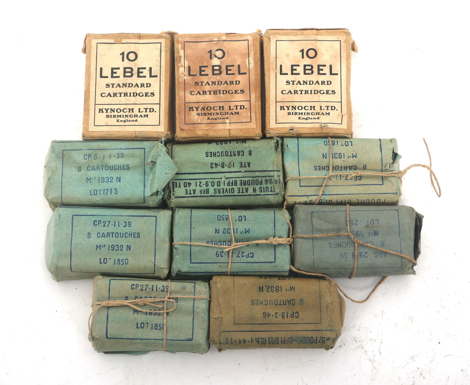 8x50mmR RIFLE AMMUNITION - 4 POUNDS TGW: 8x50mmR RIFLE AMMUNITION - 4 POUNDS TGW 8x50mmR Lebel rifle ammunition - 4 pounds total gross weight. Total gross weight includes all packaging. Packages may be open and partial. Caliber / Gauge: 8x50