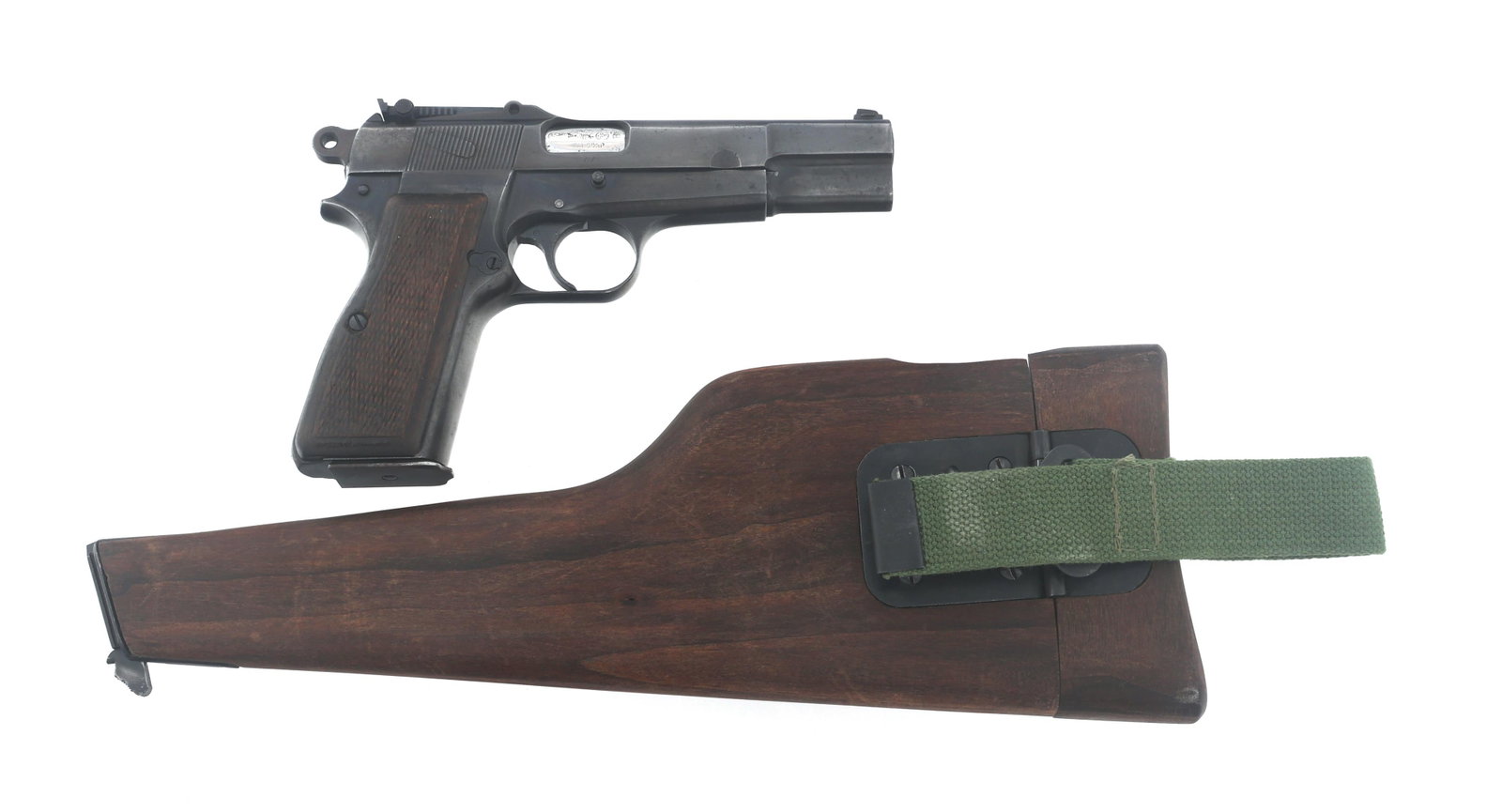 BELGIAN FN BROWNING HI-POWER 9x19mm CALIBER PISTOL (1 of 18)