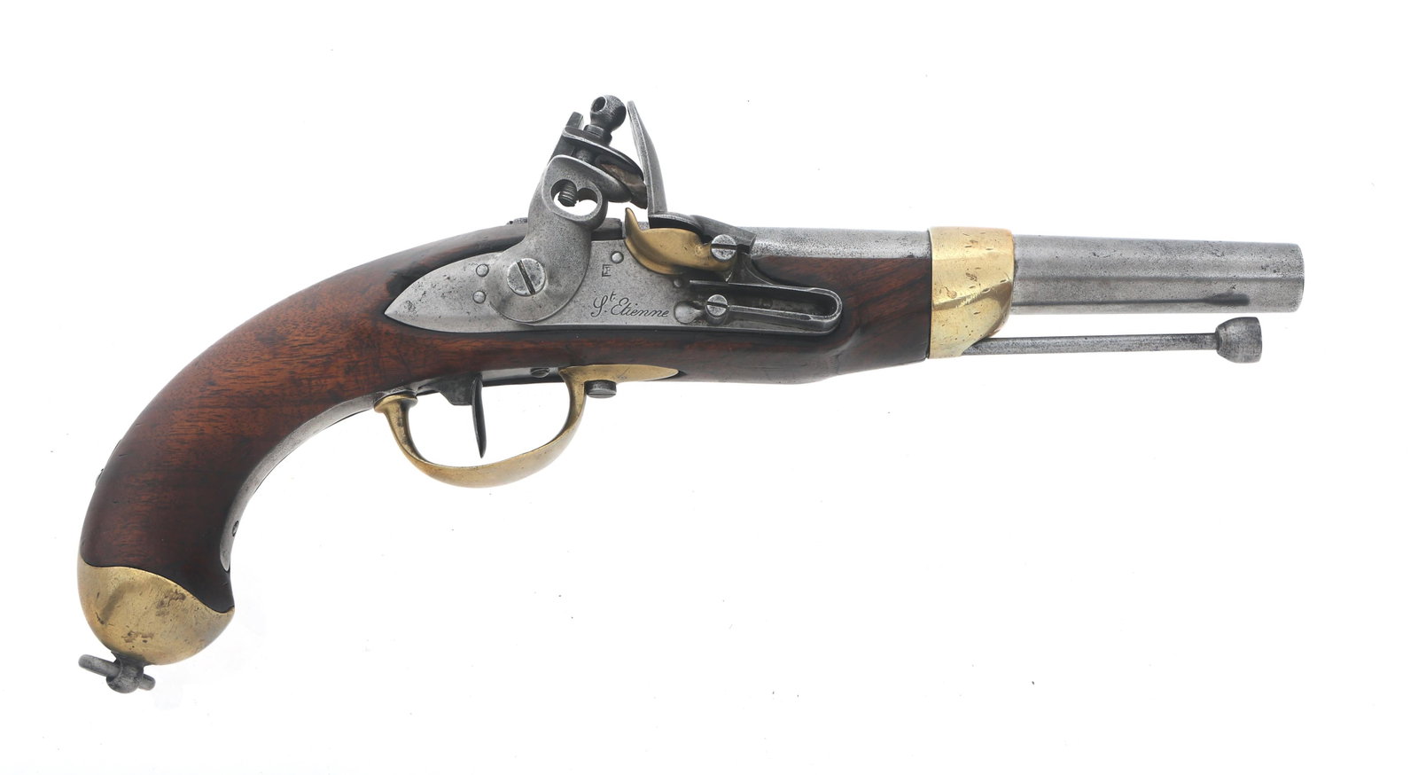 FRENCH ST ETIENNE MODEL 1816 FLINTLOCK PISTOL (1 of 12)