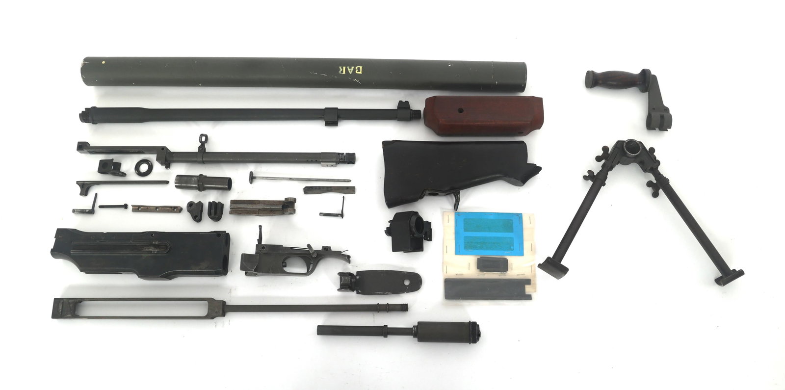 US MODEL 1918A2 BAR PARTS KIT WITH DUMMY RECEIVER (1 of 6)