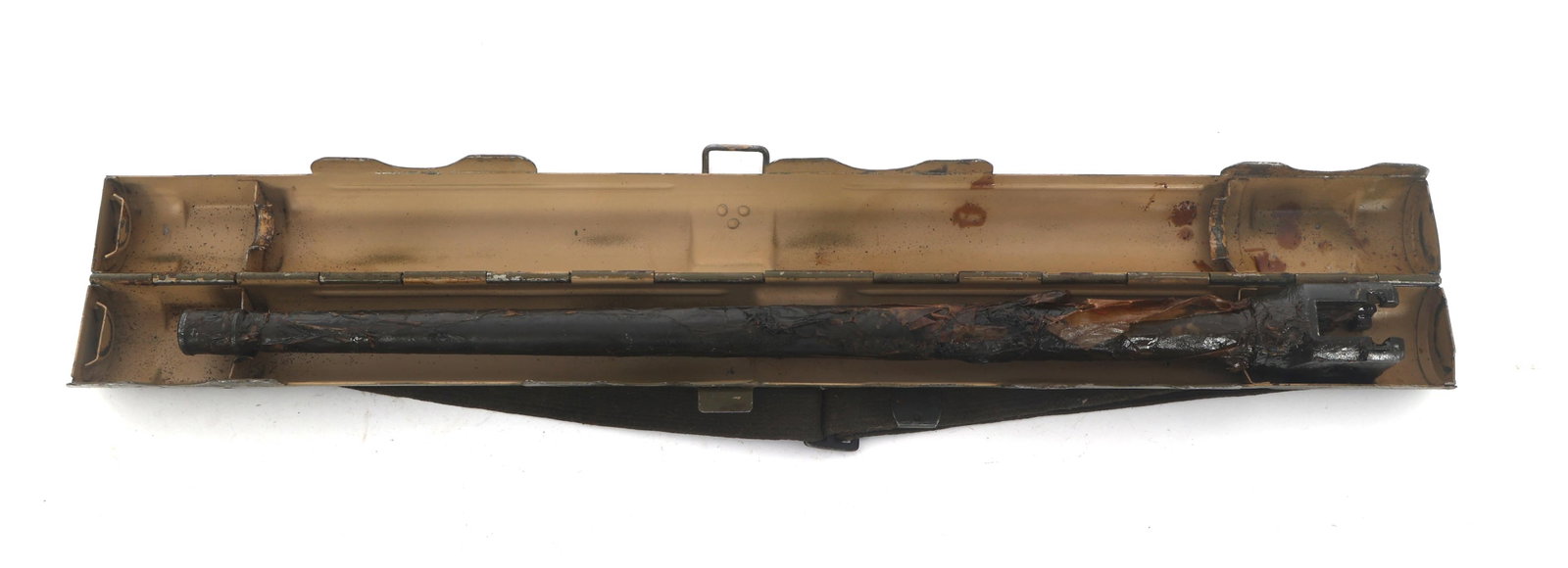 WWII GERMAN MG42 MACHINE GUN BARREL AND CASE (1 of 11)