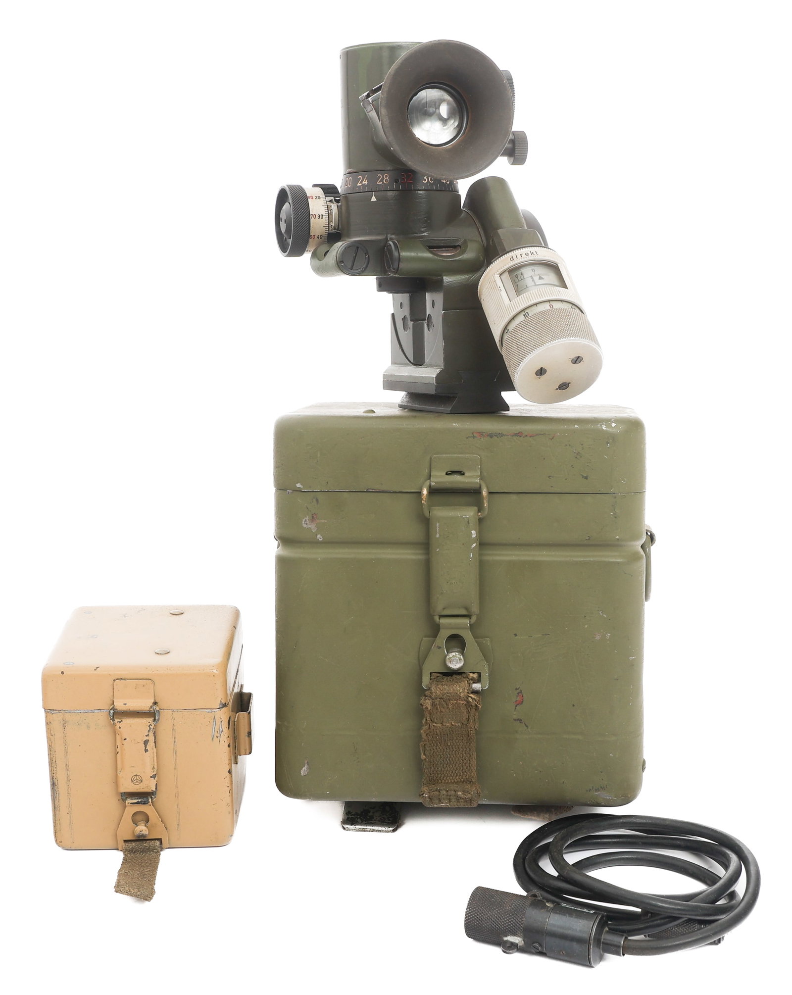 WWII GERMAN BUSCH MGZ34 MACHINE GUN OPTICAL SIGHT (1 of 18)