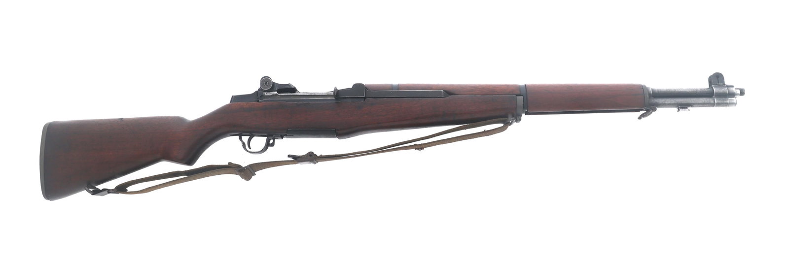 US H&R MODEL M1 GARAND .30-06 CALIBER RIFLE: US H&R MODEL M1 GARAND .30-06 CALIBER RIFLE 1954 US Harrington & Richardson Arms Co. Model M1 Garand .30-06 caliber semi automatic rifle. Throat gauges 5.0. Muzzle gauges 3.0. Receiver stamped US