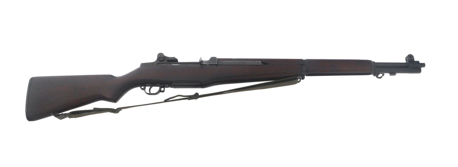 US SPRINGFIELD MODEL M1 GARAND 30-06 CALIBER RIFLE: US SPRINGFIELD MODEL M1 GARAND 30-06 CALIBER RIFLE WWII US Springfield Model M1 Garand .30-06 caliber semi automatic rifle. Barrel stamped 1 SA 3 45. Bolt stamped D28287-19SA A-8. Right side of buttst