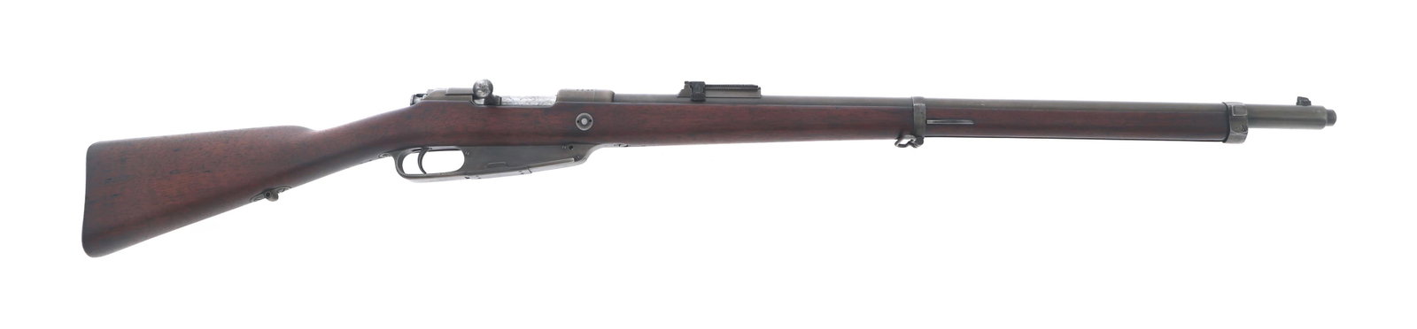 GERMAN DANZIG MODEL 88/05 7.92mm CALIBER RIFLE: GERMAN DANZIG MODEL 88/05 7.92mm CALIBER RIFLE 1891 German Danzig Model 88/05 7.92x57mm caliber rifle. No import mark. Barrel serial number force matched to receiver. Receiver stamped S - Crown - Danz