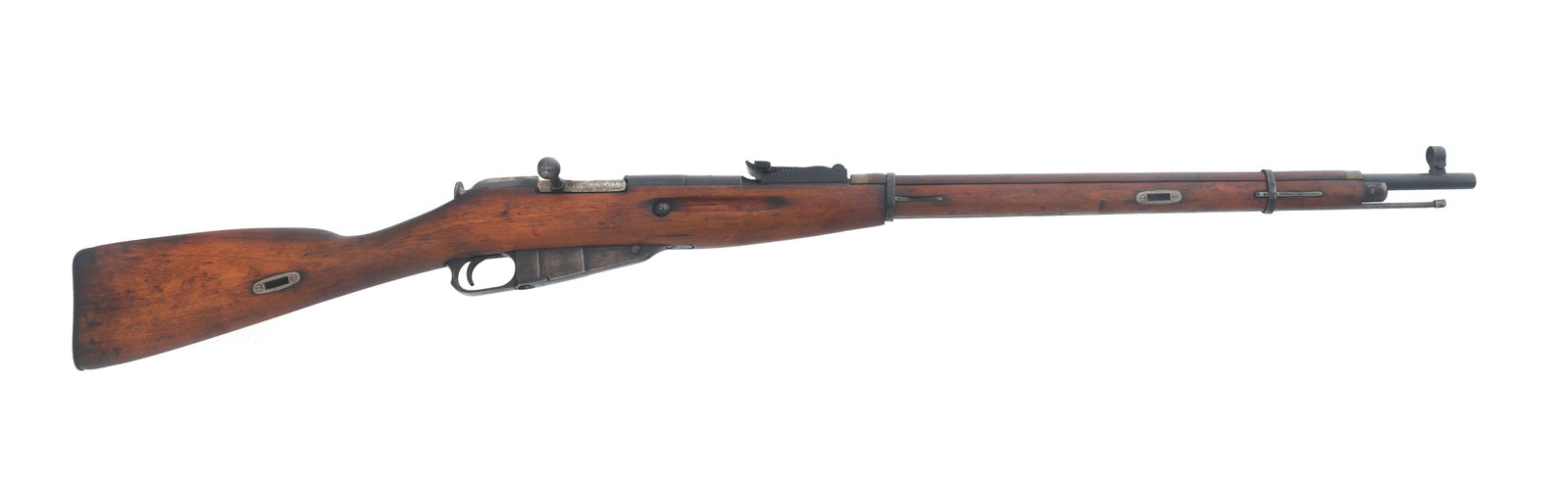 RUSSIAN IZHEVSK MODEL M91/30 7.62mm CALIBER RIFLE: RUSSIAN IZHEVSK MODEL M91/30 7.62mm CALIBER RIFLE 1937 Russian Izhevsk Model 91/30 7.62x54mmR caliber bolt action Mosin Nagant rifle. No import stamp. Serial numbers match on receiver and floor plate.