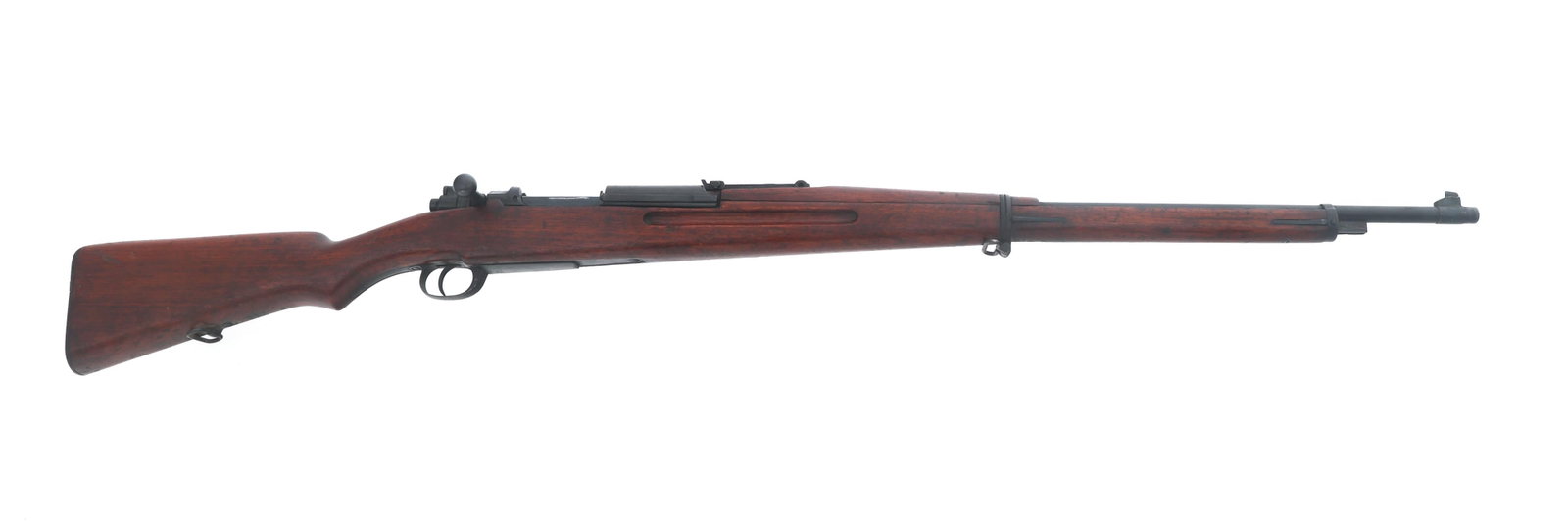SIAMESE KOISHAKAWA TYPE 46/66 8x52mm CALIBER RIFLE: SIAMESE KOISHAKAWA TYPE 46/66 8x52mm CALIBER RIFLE Siamese Koishikawa Type 46/66 8x52mmR caliber bolt action rifle. No import stamp. Adjustable rear sight. Bayonet lug. Missing cleaning rod. Sling mou