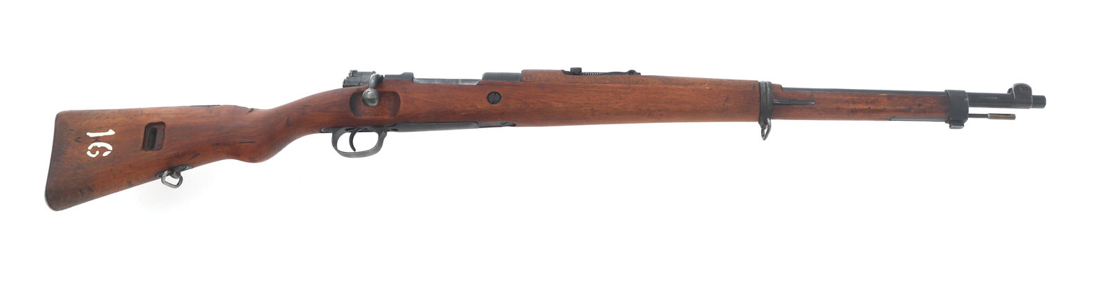 1945 TURKISH KIRIKKALE MODEL 1938 7.92x57mm RIFLE: 1945 TURKISH KIRIKKALE MODEL 1938 7.92x57mm RIFLE 1945 Turkish Kirikkale Model 1938 7.92x57mm caliber bolt action Mauser rifle. NA Co import mark. Receiver stamped TC - ASFA - ANKARA - K.Kale - faint 