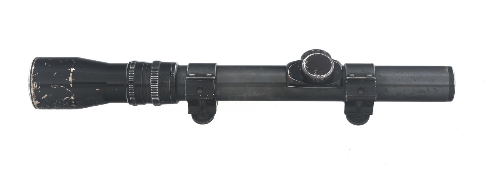 POST WAR PECAR VARIABLE 1.5-4 POWER RIFLE SCOPE (1 of 5)