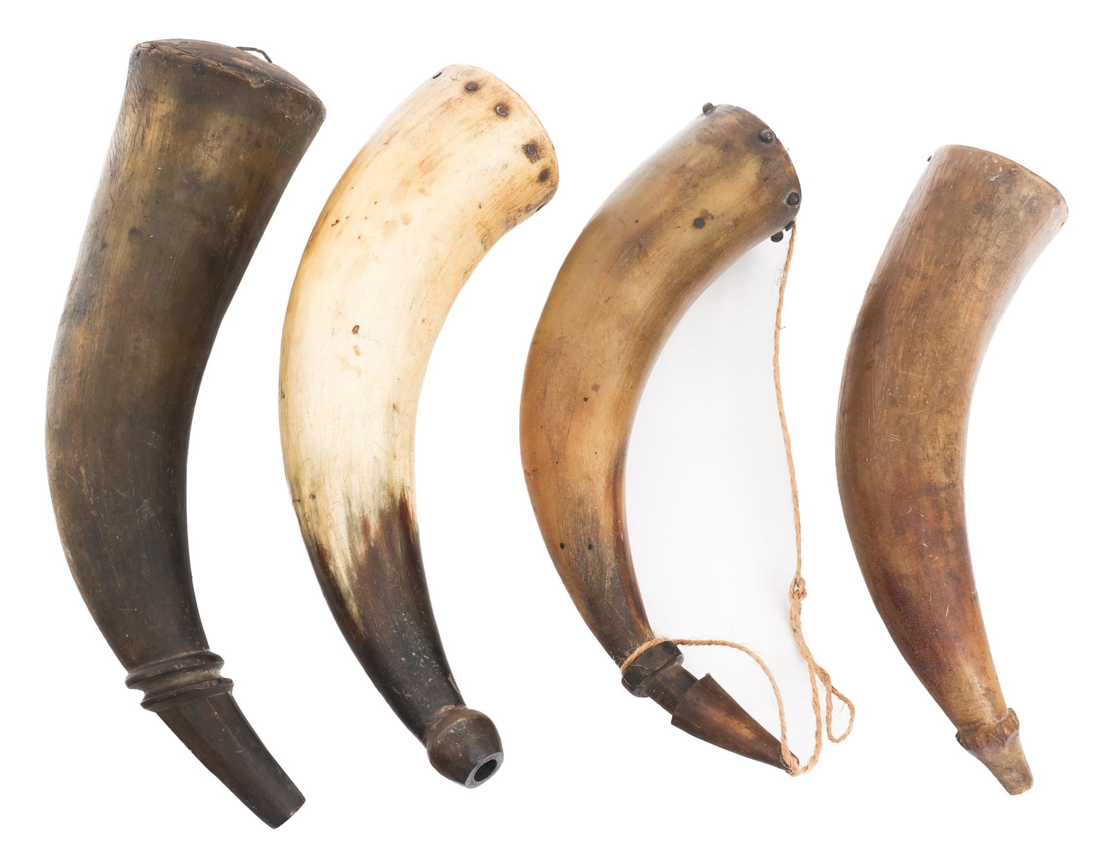 19th - 20th CENTURY POWDER HORNS (1 of 12)