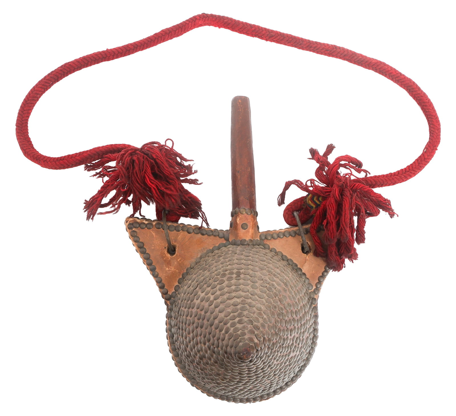 19th C. MOROCCAN GUNPOWDER FLASK (1 of 7)